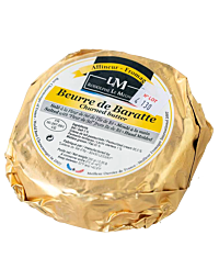 5280 Market and 5280 Gourmet  offer this fantastic product Rodolphe Le Meunier’s flavored churned and cultured butter is made from milk, carefully selected in French farms. According to the traditional method, it is made in a wooden butter churn from past