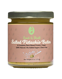 Seed and Shell Salted Pistachio Nut Butter: Non-GMO, California-Grown Excellence